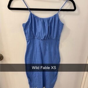 Wild Fable Blue Sleeveless Dress